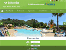 Tablet Screenshot of campasun-pierredon.eu